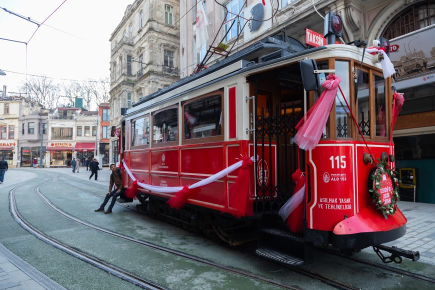 Taksim tramvay Istanbul