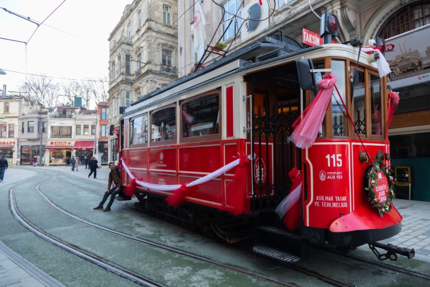 Taksim tramvay Istanbul